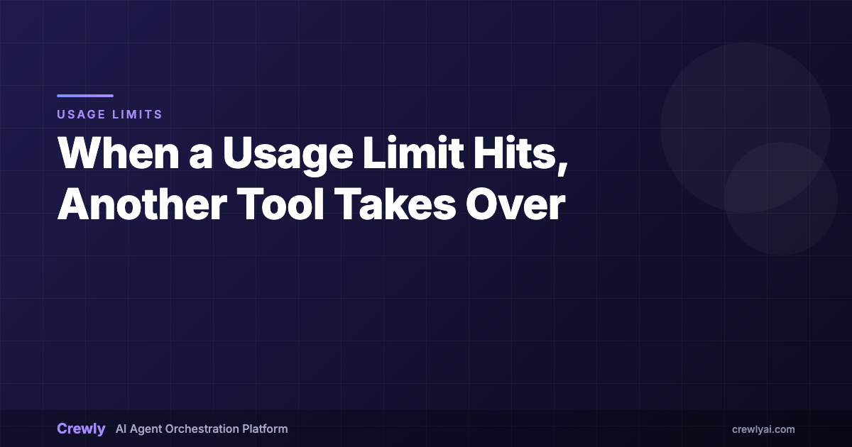 When Claude Code Hits Its Usage Limit, Let Another Tool Take Over